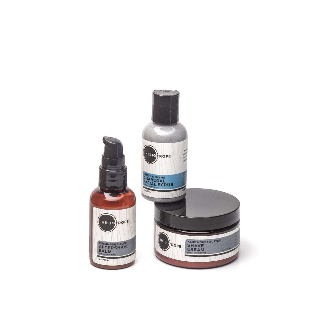 Heliotrope Shaving Trio