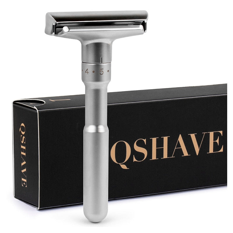 QSHAVE Adjustable Double Edge Safety Razor